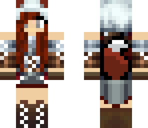 fixed red head warrior girl