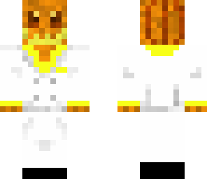 yellow pumpkin man