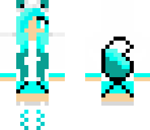 light blue fox