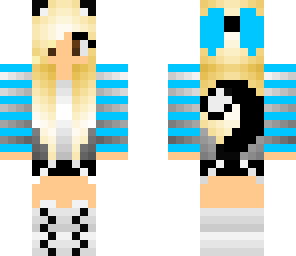 blue kitty girl
