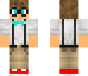 nerd with actually red shoes