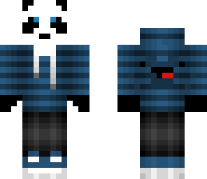 panda with blue eyes