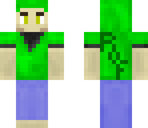green hoodie