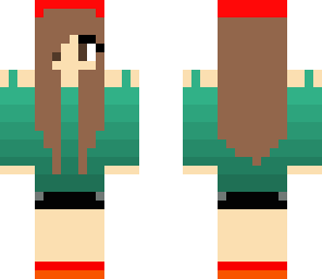 greenish blue shirted girl