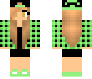 green hat girl