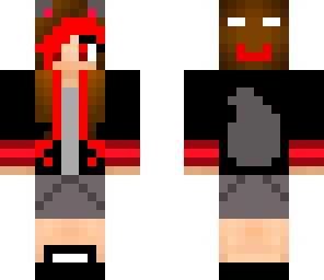smile hat wolf girl