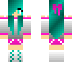 pink and blue girl