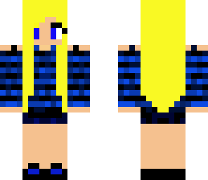 edited blonde girl