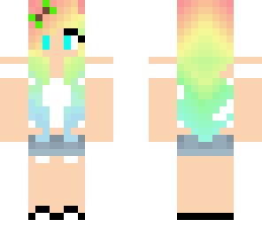 cutie with rainbow hair