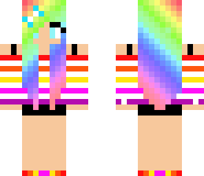 rainbow living girl