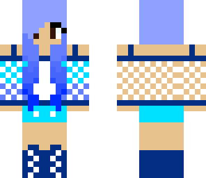 blue girl