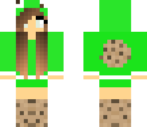 green derpy cookie girl