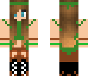 girl living in the forest