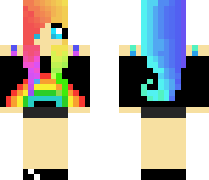 rainbow girl