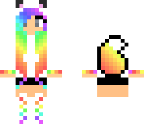 rainbow wolf