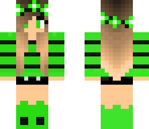 green flower girl