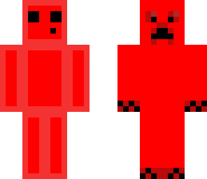 half creeper half slime red
