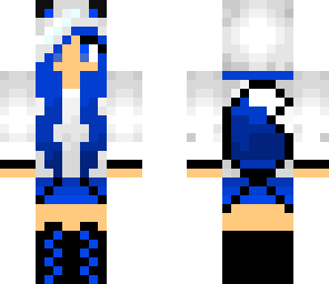 blue wolf girl