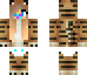 blue baby tiger girl