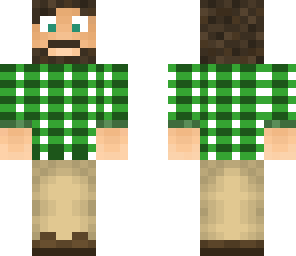 green plaid