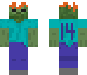 2014 zombie with cake on head