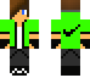 green nike boy