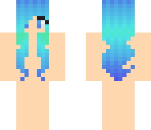 blue hair