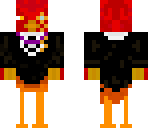 fancy skull bird