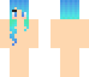 blue side hair