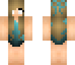 herobrine girl dress and bow