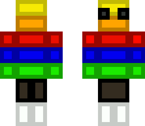 rainbow person