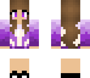 cute purple girl