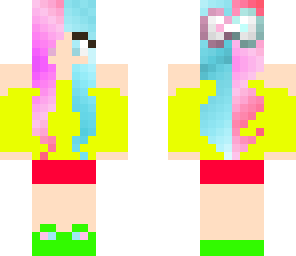 edited cotton yellow and green and red