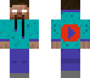 herobrine in a hoodie