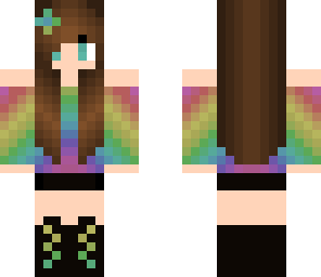 rainbow girl