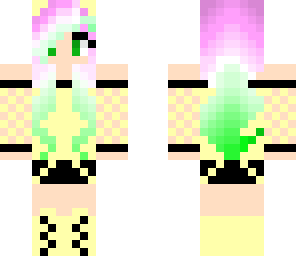 cute pastel and black girl