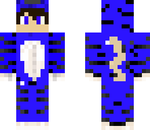 blue tiger boy