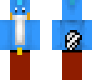 mudkip in pants with belt