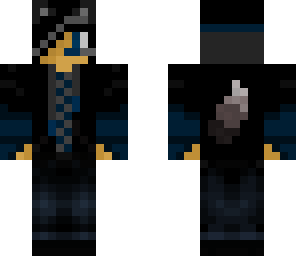 navy blue gamer wolf