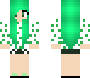 green polka dot girl