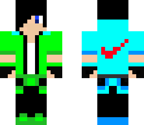 green and blue nike