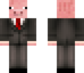 pig in a tux