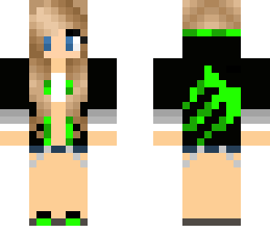 green monster girl