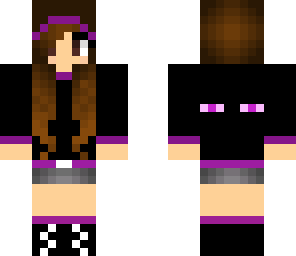 enderman girl hoodie