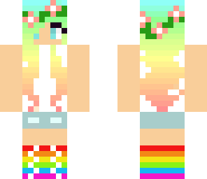 rainbow girl