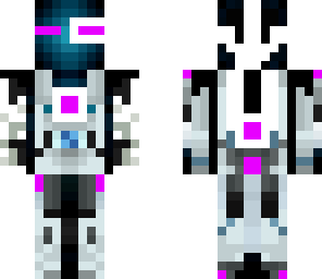 purple cyborg enderman