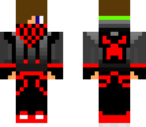 red and black