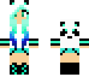 blue panda cutie