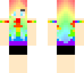 rainbow girl