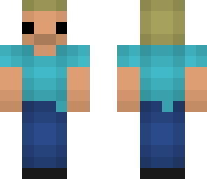blond low pixel steve